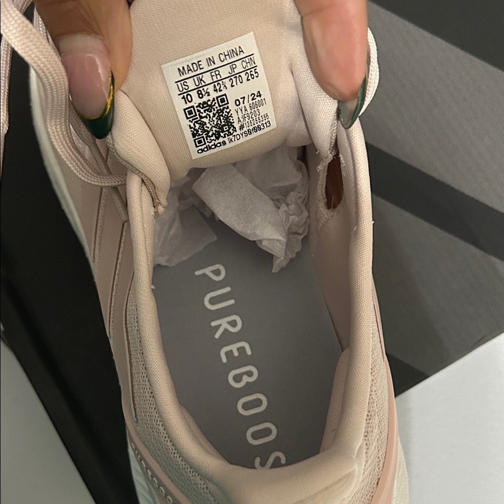Adidas Women's Light Pink Athletic Shoes - Picture 2 of 4